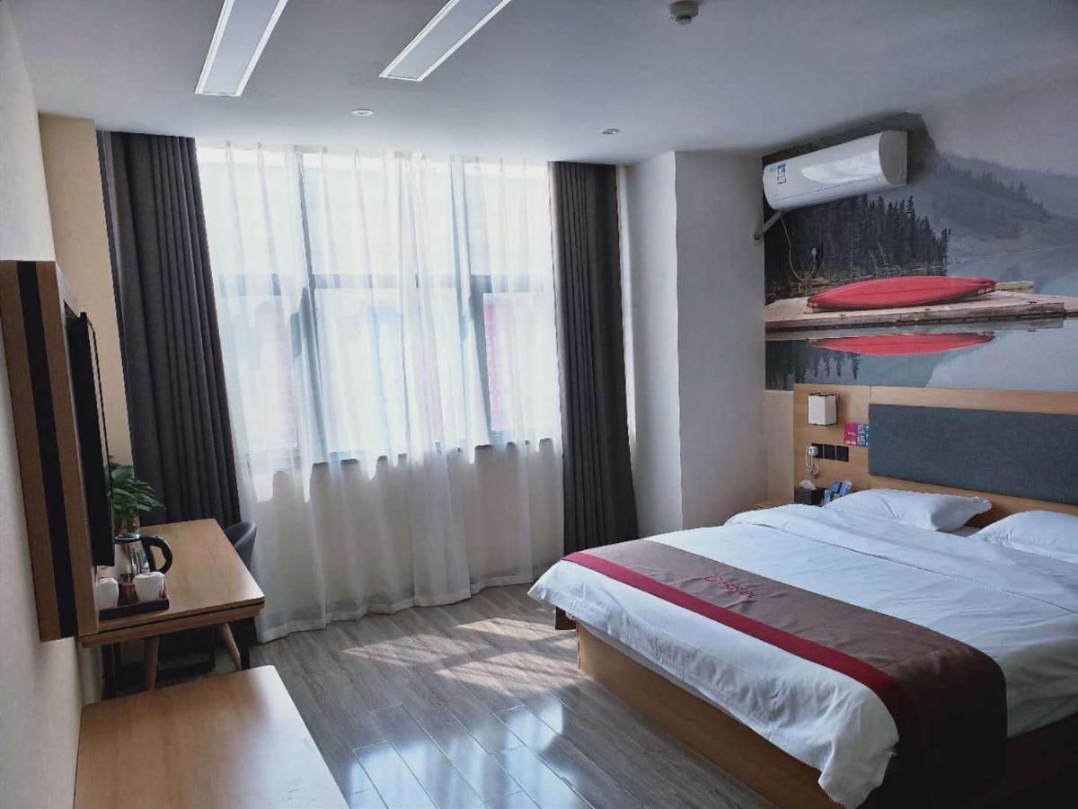 Thank Inn Chain Hotel Anhui Bengbu South Railway Station Exteriör bild