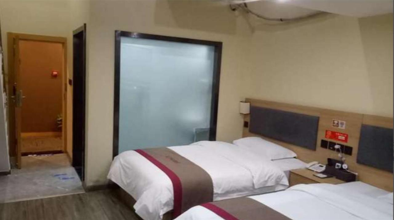 Thank Inn Chain Hotel Anhui Bengbu South Railway Station Exteriör bild