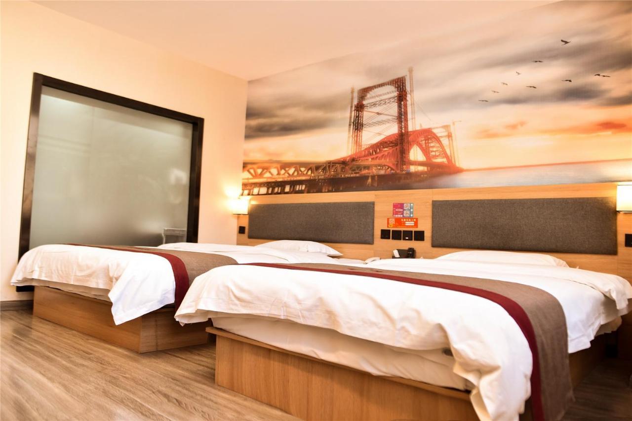 Thank Inn Chain Hotel Anhui Bengbu South Railway Station Exteriör bild